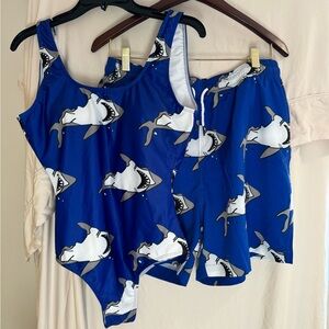 Shop Local KY couple’s matching bathing suits